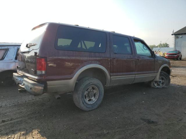 FORD EXCURSION 2000 burgundy  diesel 1FMSU43F4YEC77037 photo #4