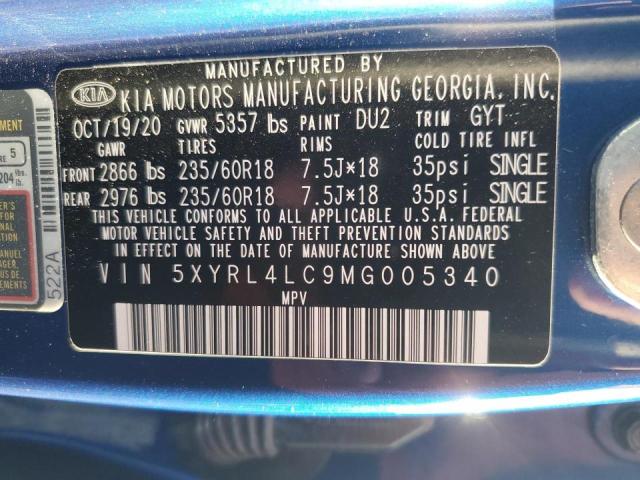 2021 KIA SORENTO S - 5XYRL4LC9MG005340