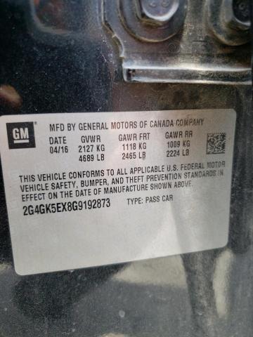 2016 BUICK REGAL 2G4GK5EX8G9192873