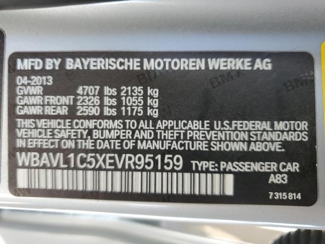 VIN WBAVL1C5XEVR95159 2014 BMW X1, Xdrive28I no.13