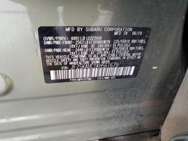 2019 SUBARU FORESTER L - JF2SKAUC1KH561679