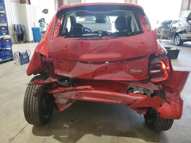 2024 FIAT 500 E RED - ZFAFFAA42RX209333