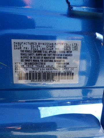 2024 NISSAN SENTRA SV 3N1AB8CV2RY278618