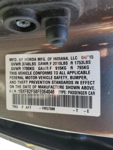 2015 HONDA CIVIC LX - 19XFB2F58FE064046