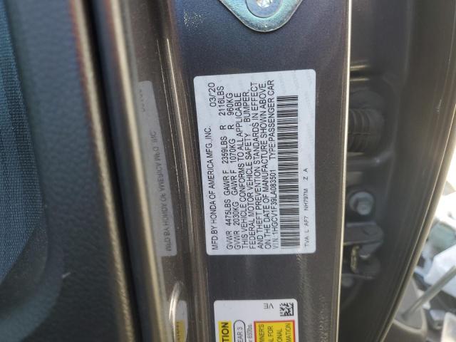 2020 HONDA ACCORD SPO - 1HGCV1F39LA083501