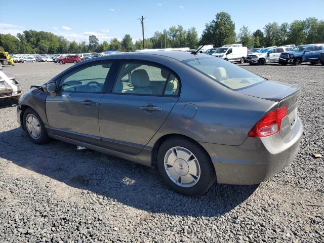 HONDA CIVIC HYBR 2008 gray  hybrid engine JHMFA36228S025871 photo #3