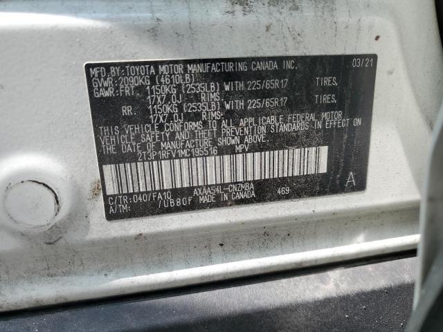 2021 TOYOTA RAV4 XLE - 2T3P1RFV1MC195516