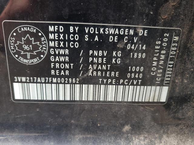 2015 VOLKSWAGEN GOLF - 3VW217AU7FM002962