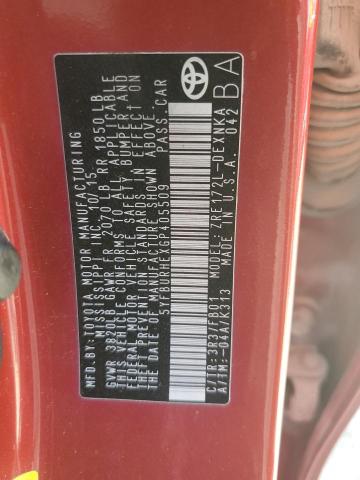 2016 TOYOTA COROLLA L - 5YFBURHEXGP405509