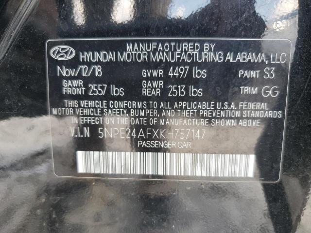 2019 HYUNDAI SONATA SE - 5NPE24AFXKH757147