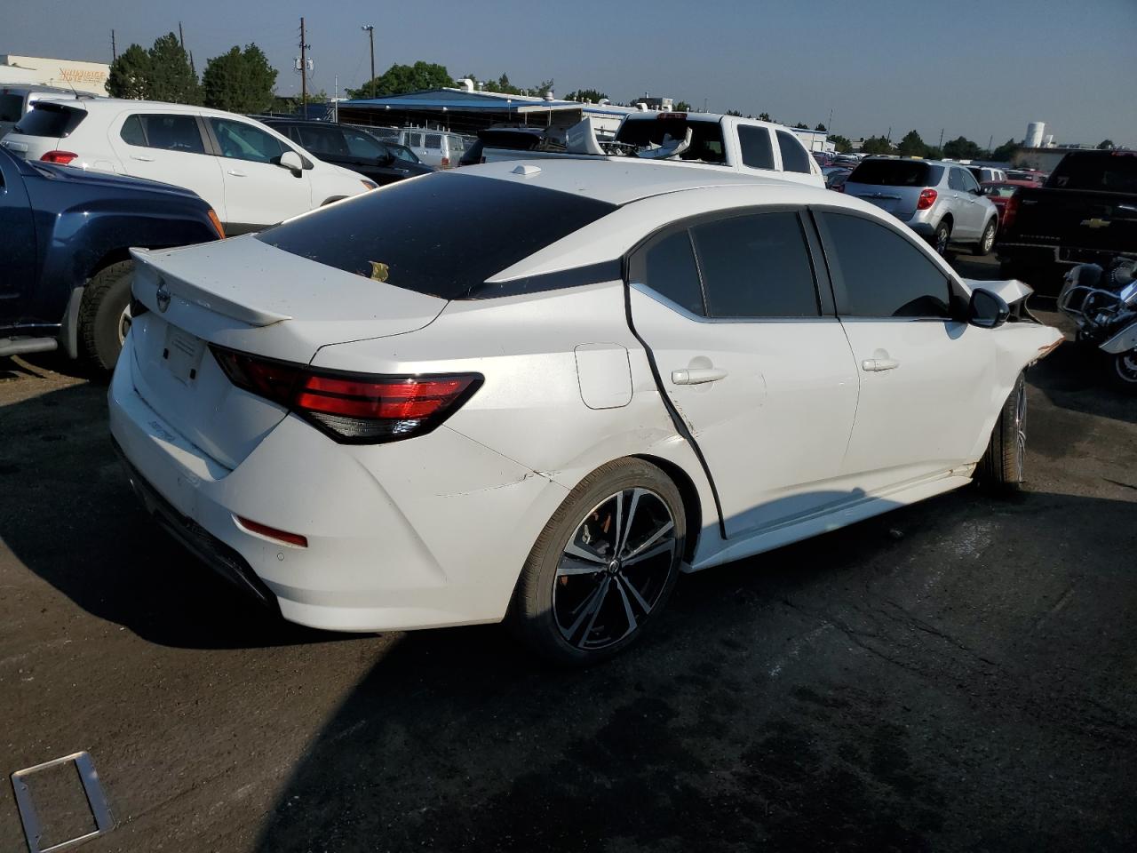 Lot #2841144683 2021 NISSAN SENTRA SR