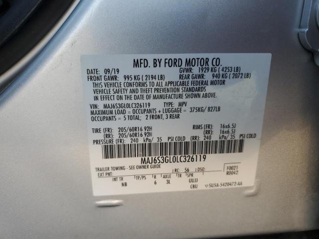 2020 FORD ECOSPORT S MAJ6S3GL0LC326119  68744824