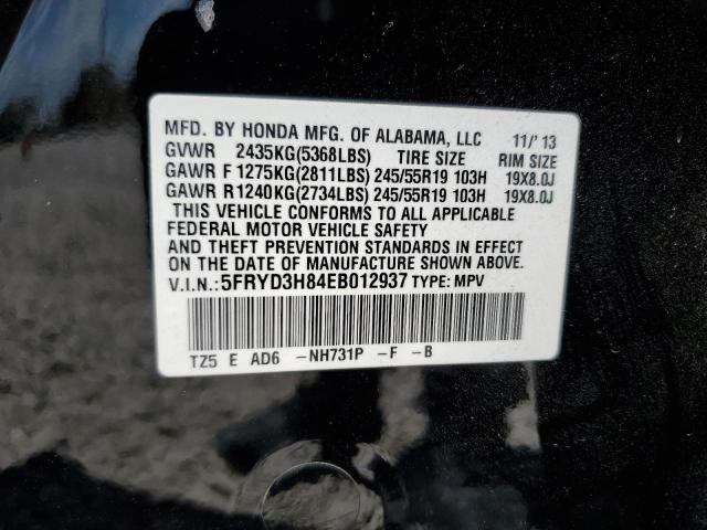 VIN 5FRYD3H84EB012937 2014 Acura MDX, Advance no.14