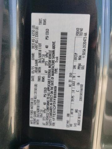 2015 FORD F150 SUPER - 1FTEX1CP7FFB55909