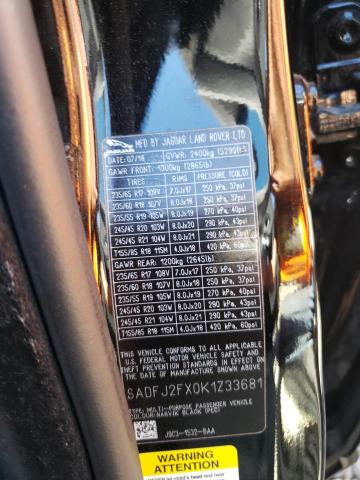 2019 JAGUAR E-PACE S SADFJ2FX0K1Z33681