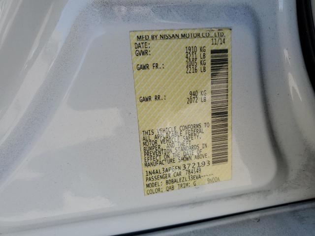 2015 NISSAN ALTIMA 2.5 - 1N4AL3AP6FN372193