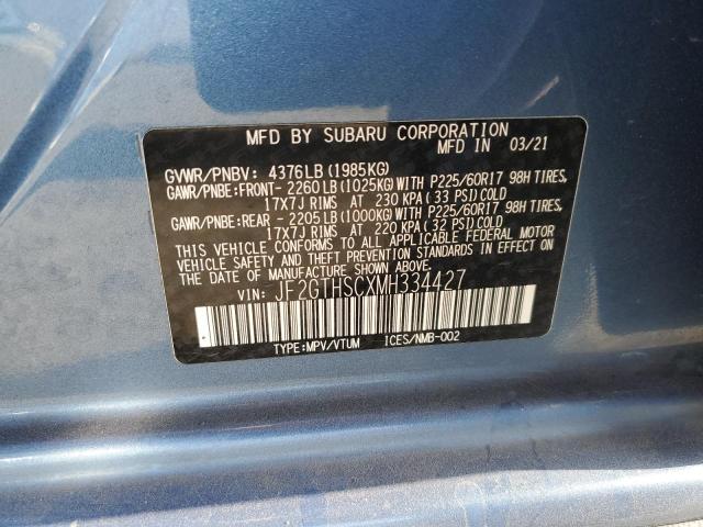2021 SUBARU CROSSTREK - JF2GTHSCXMH334427
