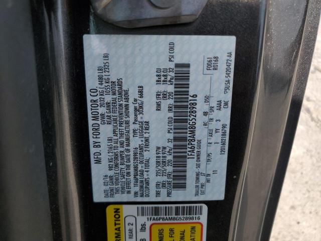 2016 FORD MUSTANG - 1FA6P8AM8G5289816