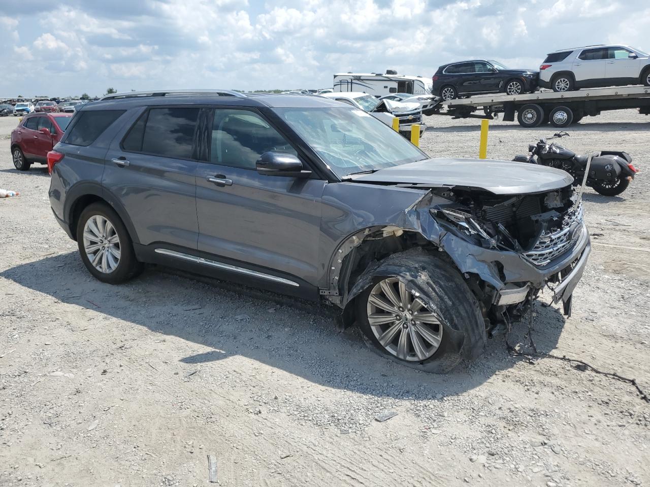 Lot #2872155835 2021 FORD EXPLORER L