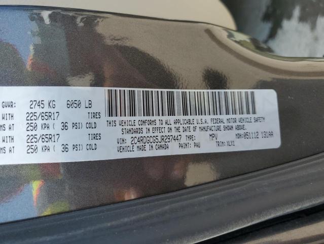 VIN 2C4RDGCG5JR297447 2018 Dodge Grand Caravan, Sxt no.14