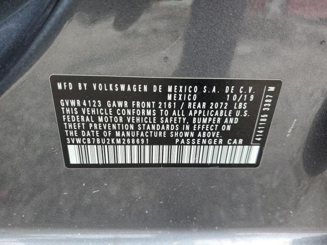2019 VOLKSWAGEN JETTA S - 3VWCB7BU2KM268691