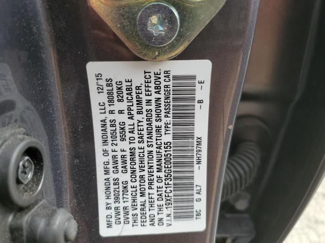2016 HONDA CIVIC EX - 19XFC1F35GE005155