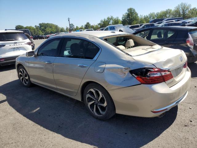 HONDA ACCORD EXL 2016 beige  gas 1HGCR3F8XGA010154 photo #3