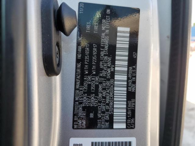 2021 TOYOTA SIENNA XLE - 5TDYRKECXMS004390