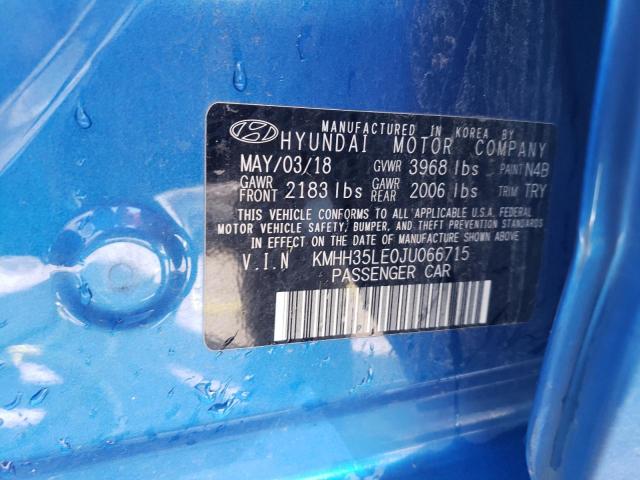 2018 HYUNDAI ELANTRA GT - KMHH35LE0JU066715