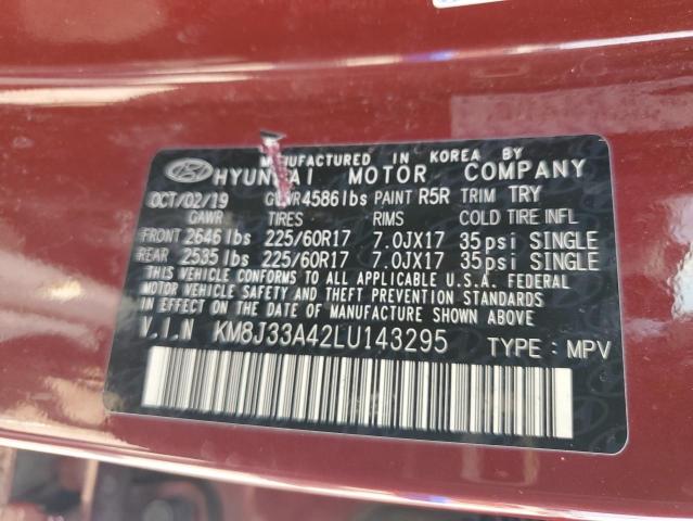 2020 HYUNDAI TUCSON LIM KM8J33A42LU143295  66415854