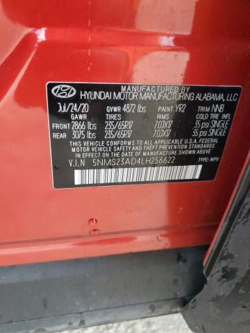 2020 HYUNDAI SANTA FE S 5NMS23AD4LH256622  69288204