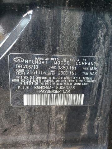 VIN KMHDH4AE1EU063728 2014 Hyundai Elantra, SE no.12