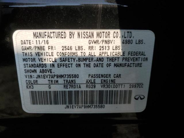 2017 INFINITI Q50 PREMIU - JN1EV7AP9HM735580