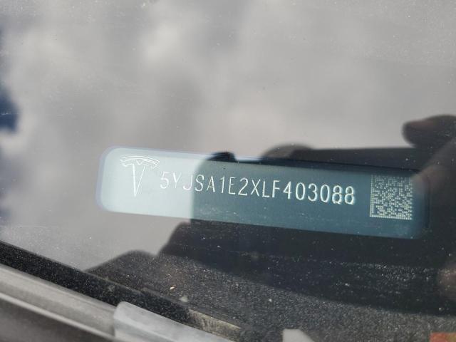 2020 TESLA MODEL S - 5YJSA1E2XLF403088