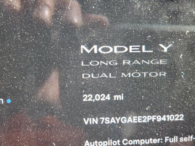 2023 TESLA MODEL Y - 7SAYGAEE2PF941022