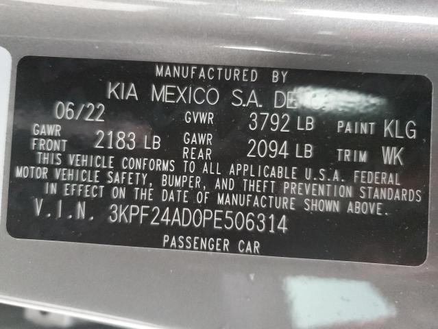 2023 KIA FORTE LX - 3KPF24AD0PE506314
