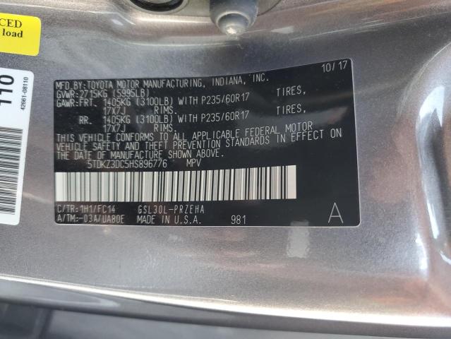 2017 TOYOTA SIENNA LE - 5TDKZ3DC5HS896776