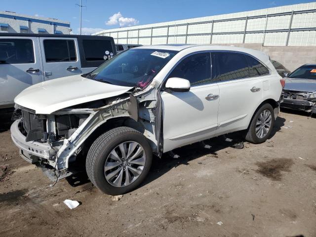 ACURA MDX TECHNO 2015 white  gas 5FRYD4H46FB003581 photo #1