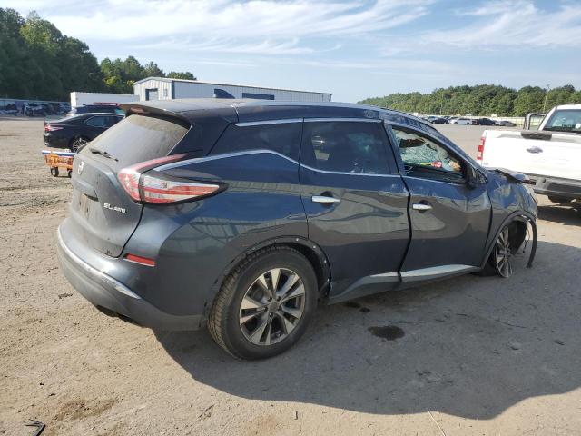 NISSAN MURANO S 2017 blue  gas 5N1AZ2MH1HN109552 photo #4