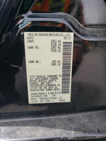 2020 NISSAN ALTIMA S - 1N4BL4BVXLC140324