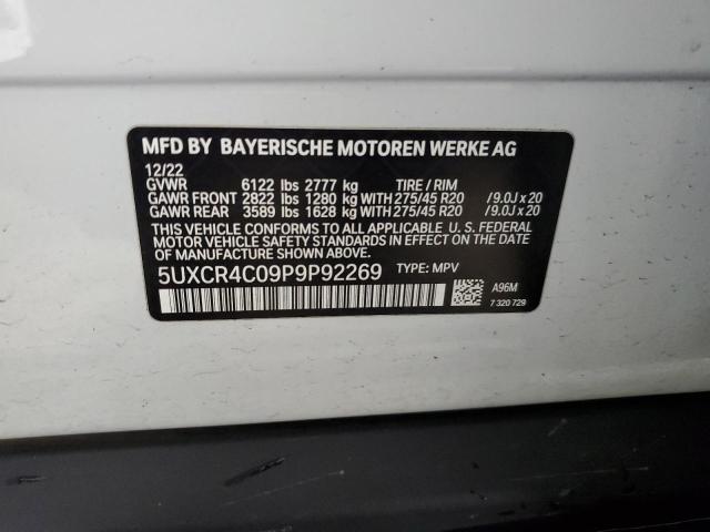 VIN 5UXCR4C09P9P92269 2023 BMW X5, Sdrive 40I no.13