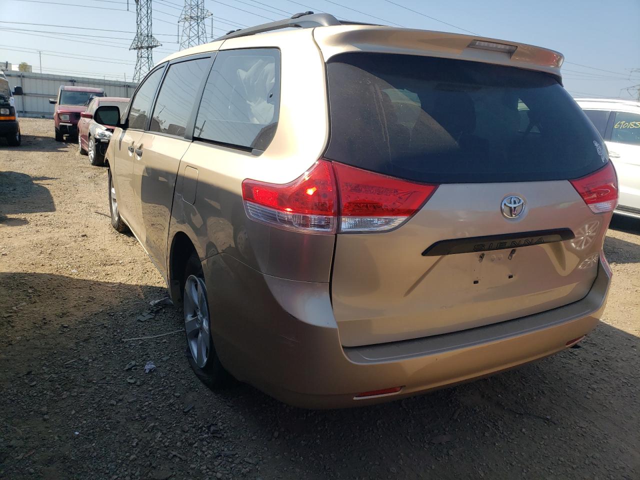 Lot #2957859768 2012 TOYOTA SIENNA BAS