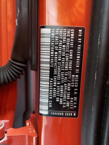 2017 VOLKSWAGEN BEETLE S/S - 3VW517AT6HM816673