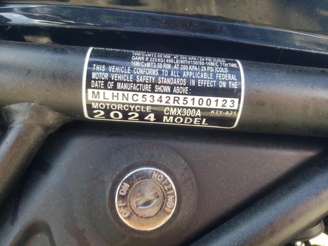 2024 HONDA CMX300 A MLHNC5342R5100123