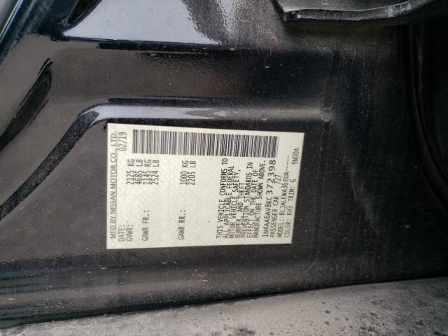 2019 NISSAN MAXIMA S - 1N4AA6AV8KC372398