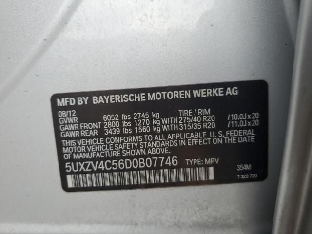 VIN 5UXZV4C56D0B07746 2013 BMW X5, Xdrive35I no.13