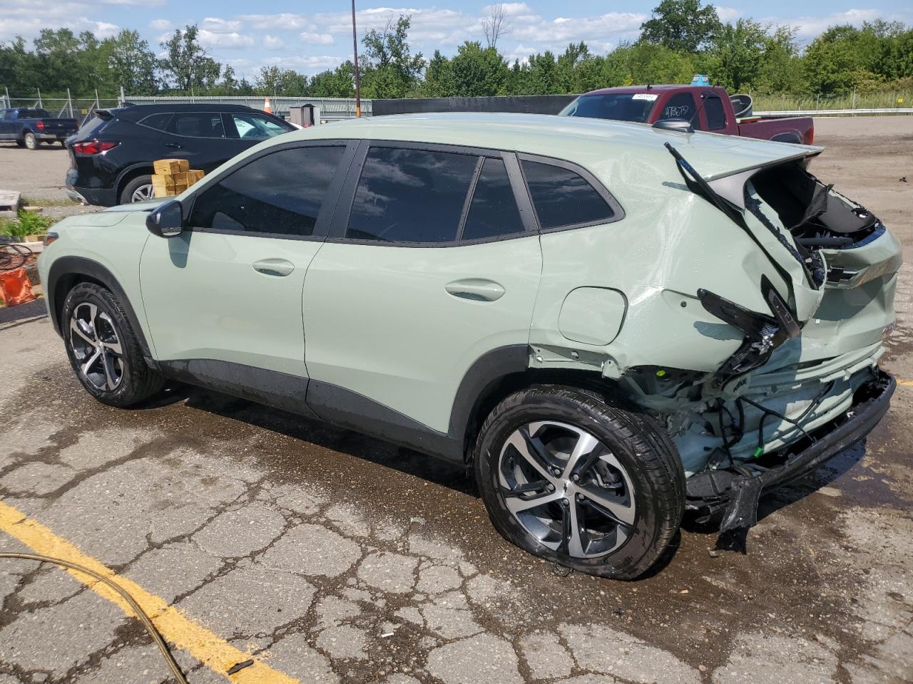 CHEVROLET TRAX 1RS 2024 gray  gas KL77LGE24RC182559 photo #3