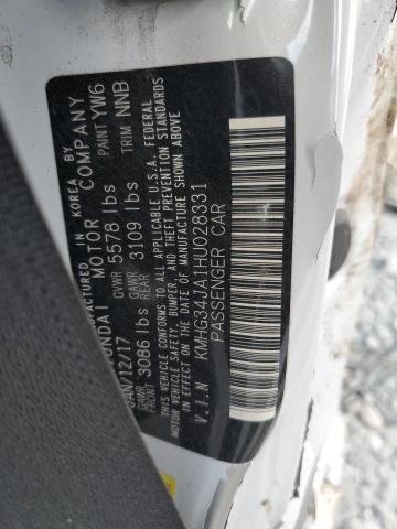 2017 GENESIS G90 PREMIU - KMHG34JA1HU028331