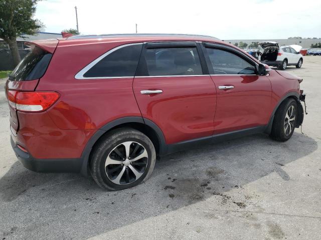 KIA SORENTO EX 2016 red  gas 5XYPH4A51GG152429 photo #4