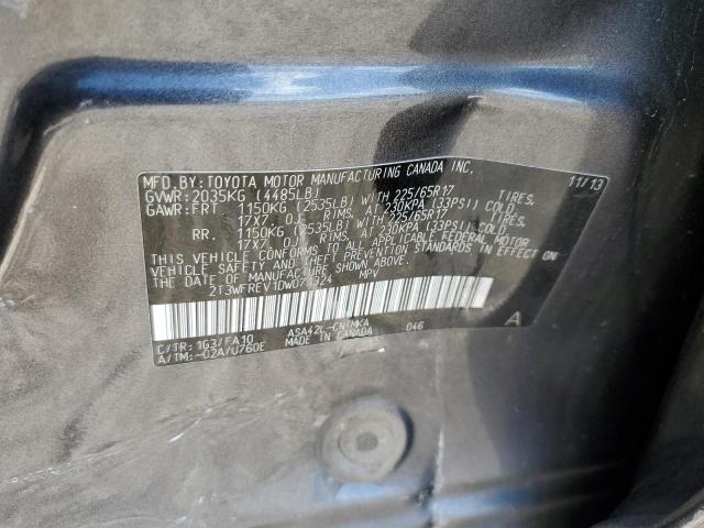 VIN 2T3WFREV1DW071324 2013 Toyota RAV4, Xle no.12